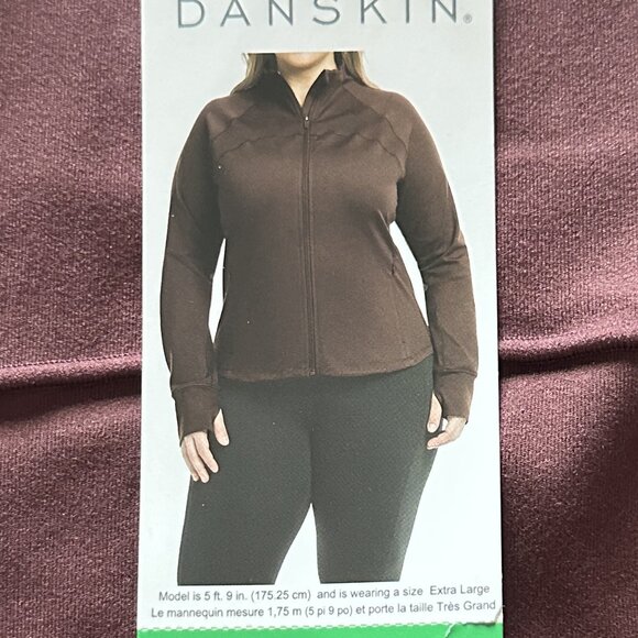 Women's Danskin Full Zip Yoga Jacket Size xl NWT - Picture 3 of 4